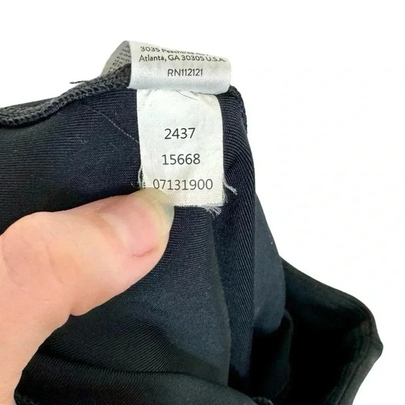 Spanx Faux Leather Pull On High Waisted Black Leggings 2437 - Picture 10 of 14